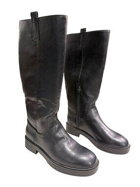 Dolce Vita Javvie Black Comfort Knee-High Boots Size 7 New